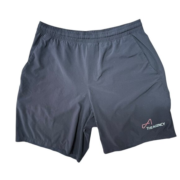 Lululemon Bowline Shorts 8” Hybrid Lightweight Stretch Black Size L *Logo - Picture 1 of 7